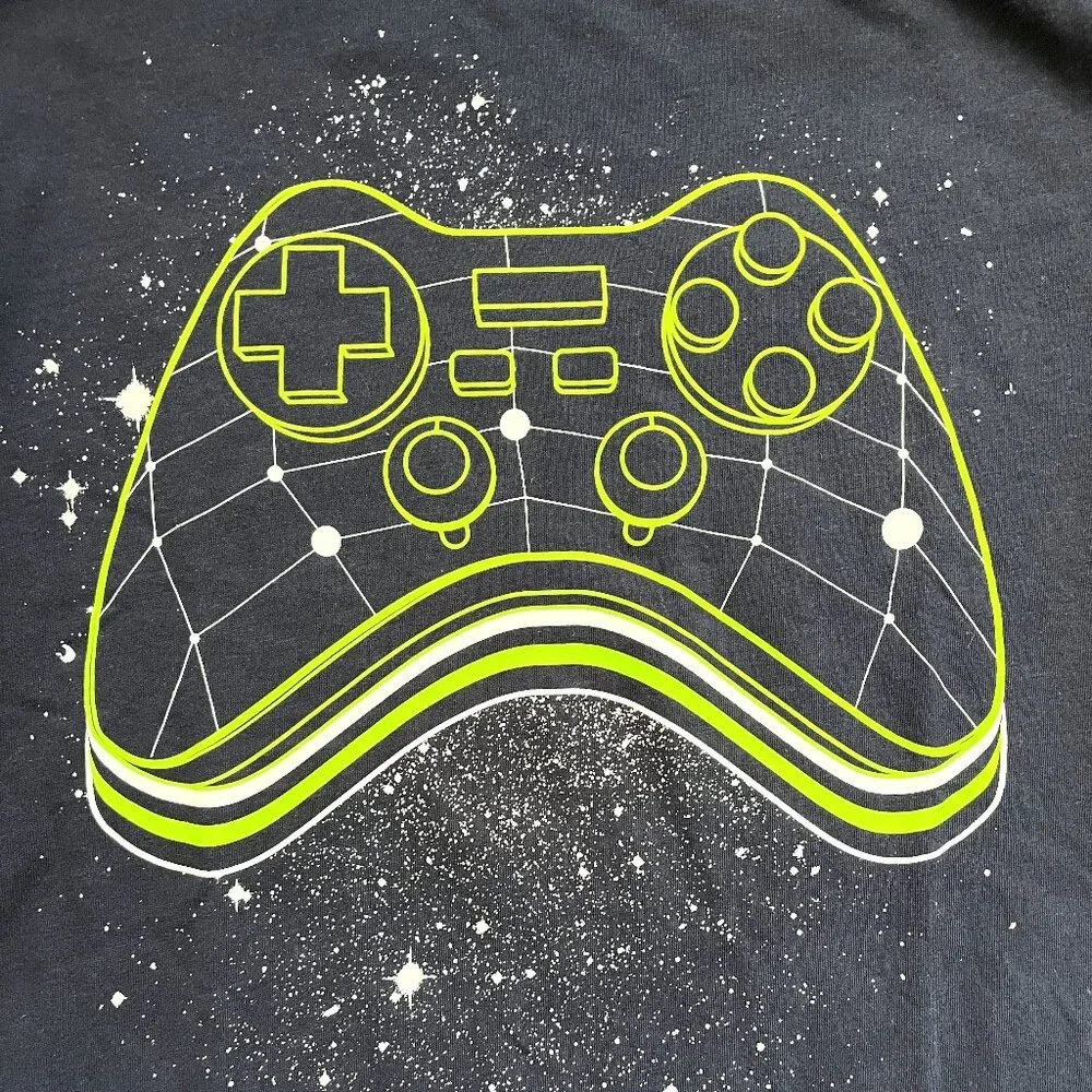 NWT Kids The Children's Place Video Game T-Shirt (Blue) L